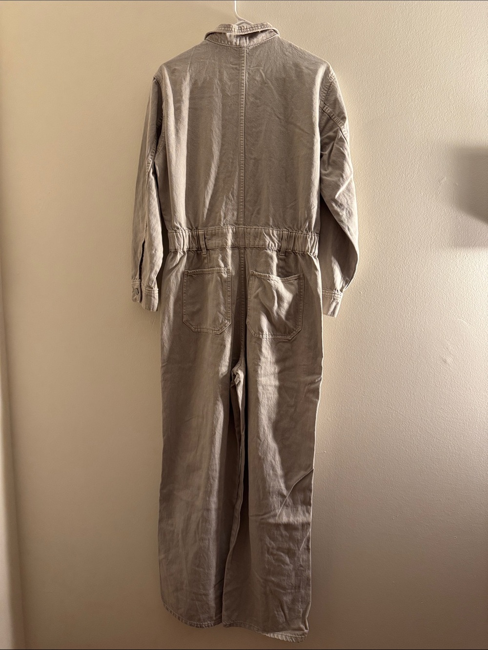 Universal Thread Ecru Denim Jumpsuit - Picture 2 of 7